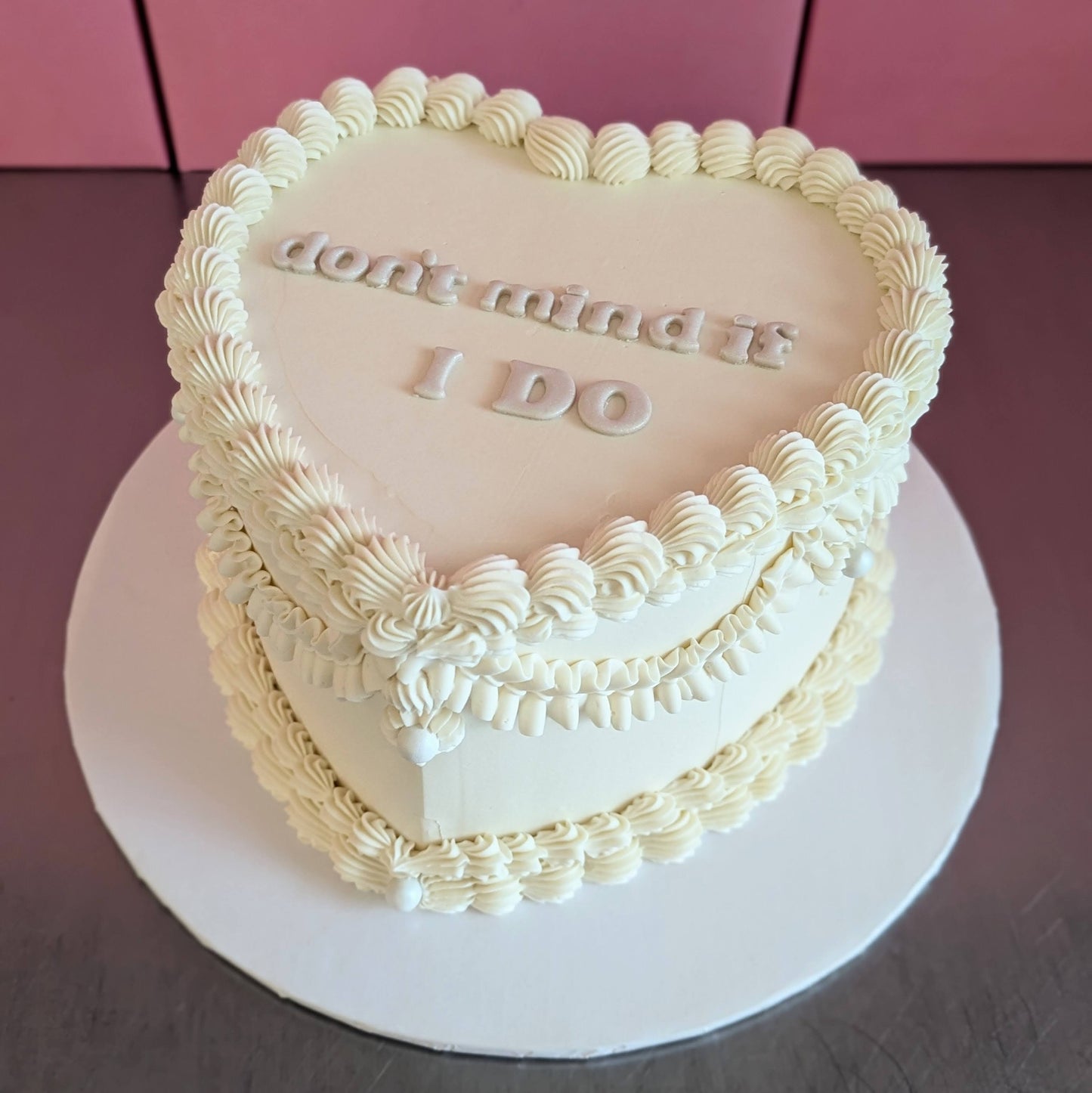 Vintage Heart Cake