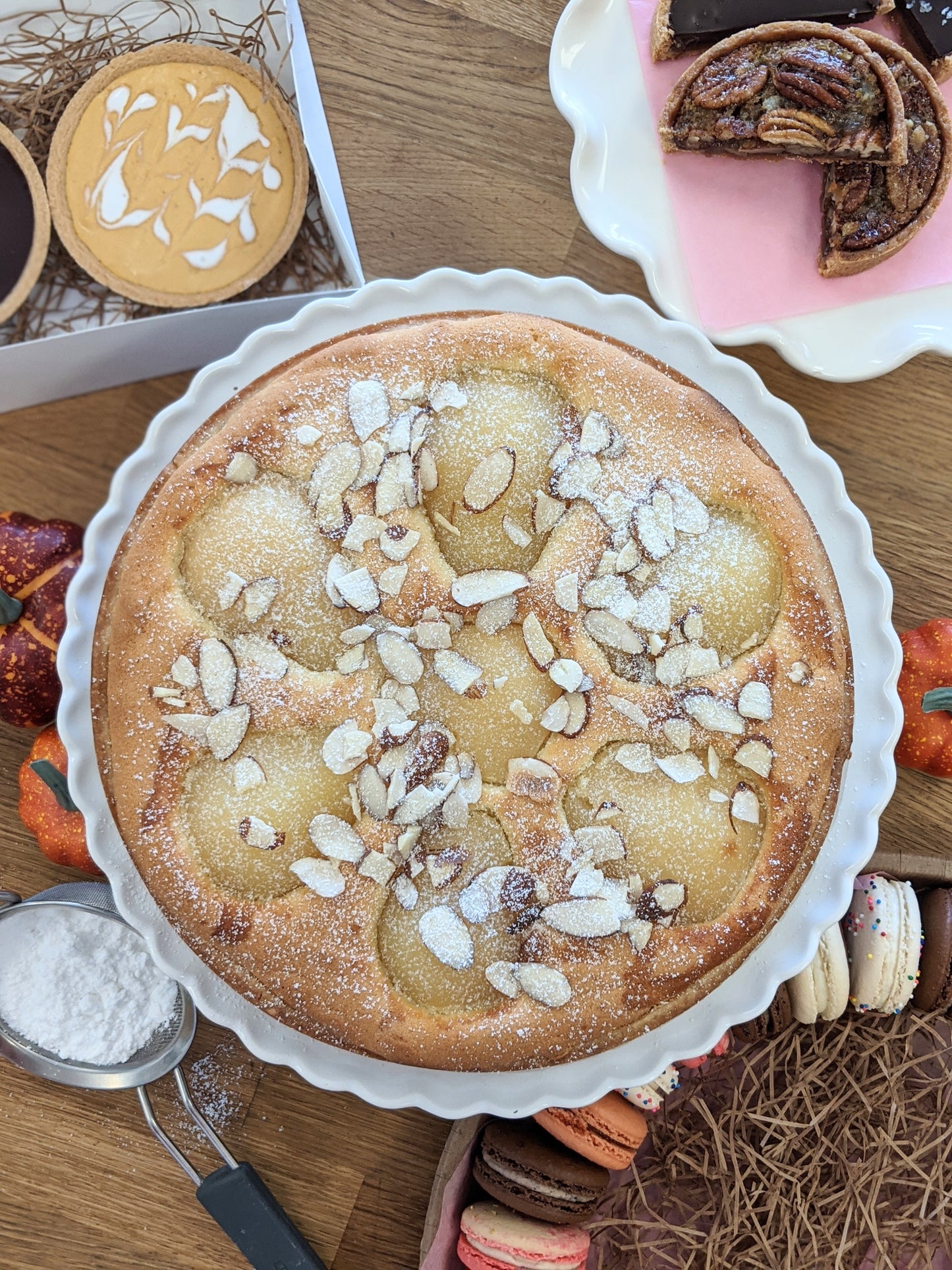 Italian Pear Almond Tart*