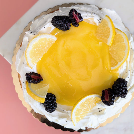 Lemon Poppy Easter Cake