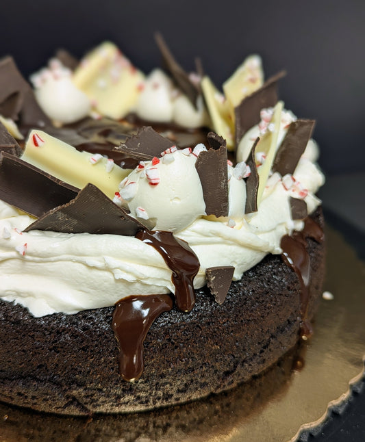 Peppermint Bark Cake*